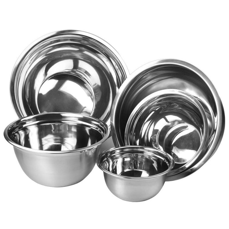 YBM HOME Deep Professional Quality Stainless Steel Mixing Bowl For Serving, Mixing Cooking and or Baking-10 Quart, 1173 - Image 3